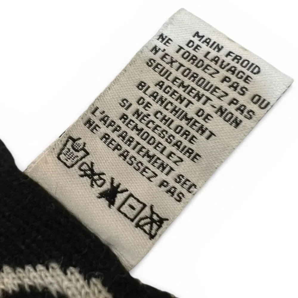Knit Scarf Calvin Klein Logo Striped Black Gray Unisex Winter 9x82 Minimalist